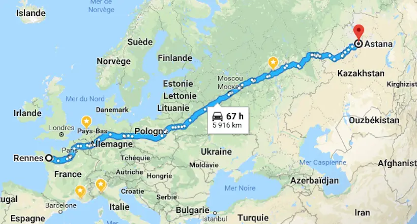 “Faire 6 000 km et traverser toute l’Europe en 5 jours” : Saïd nous raconte son projet fou pour voir Astana-Rennes