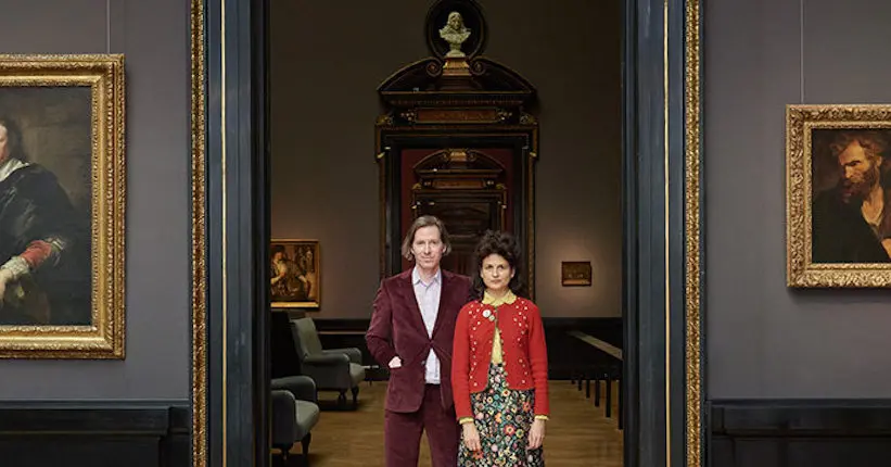 Wes Anderson et sa femme Juman Malouf, curateurs d’une expo dans un musée à Vienne