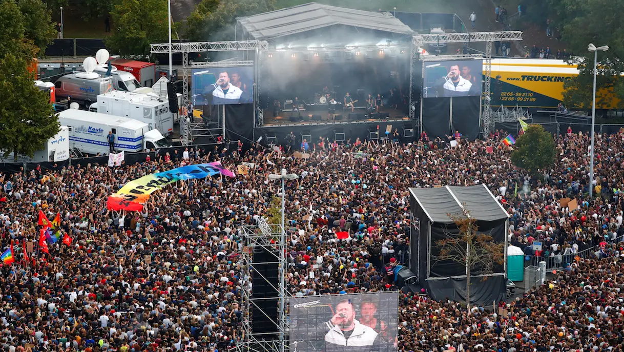 Allemagne : un concert contre la xénophobie rassemble plus de 50 000 personnes