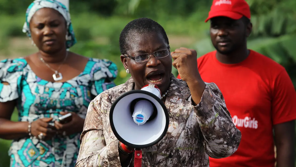 Obiageli Ezekwesili, cofondatrice de Bring Back Our Girls, candidate à la présidentielle nigériane