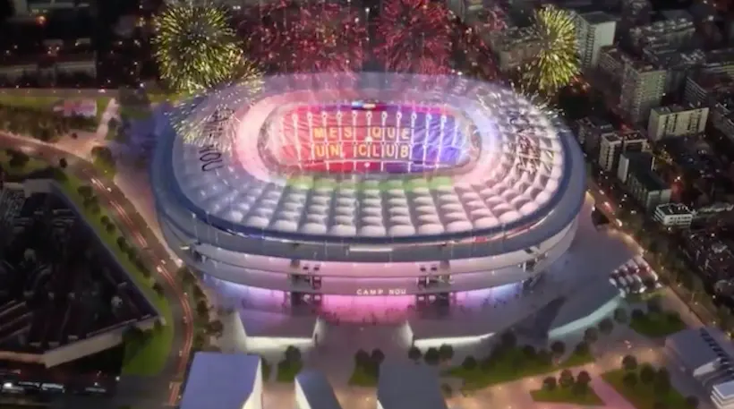 Vidéo : le Barça dévoile les contours du futur Camp Nou