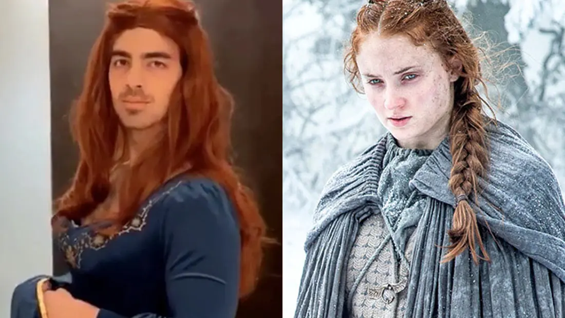 En hommage à sa fiancée Sophie Turner, Joe Jonas s’est déguisé en Sansa pour Halloween