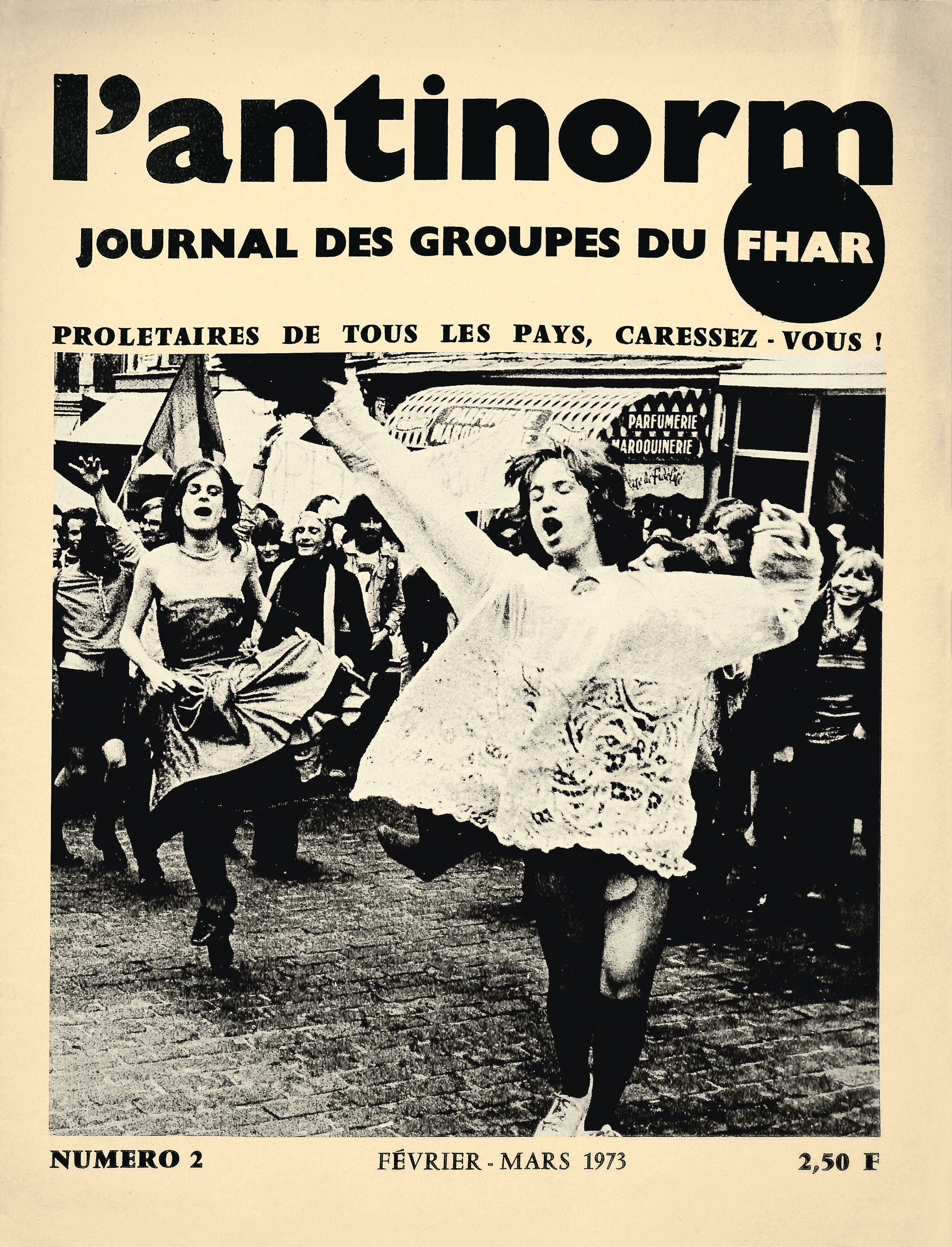 Couverture du magazine L’Antinorm, n° 2, février-mars 1973