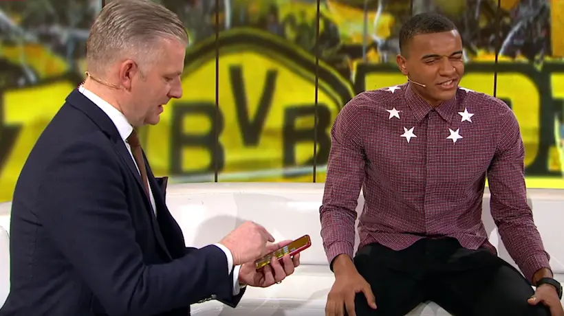 Vidéo : quand un joueur de Dortmund “dead ça” en calcul mental à la télévision