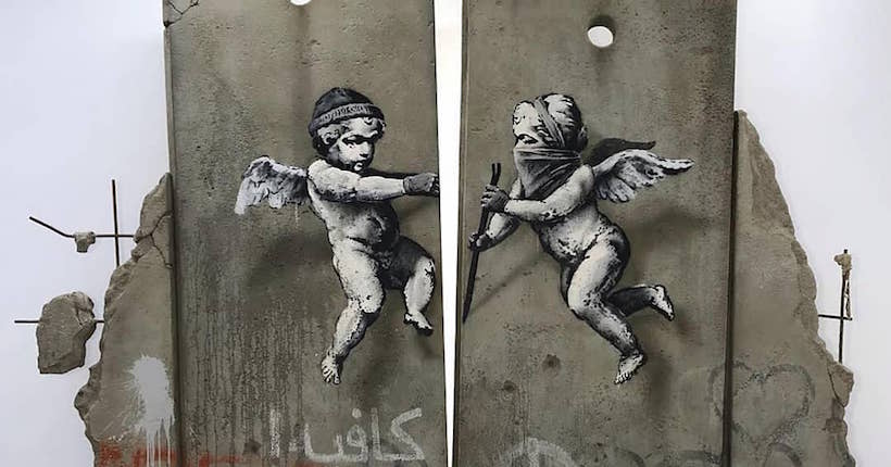 Banksy lâche 1 000 affiches gratuites pour soutenir la Palestine