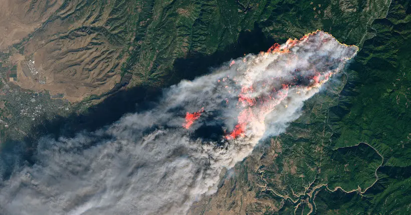 La Nasa révèle des images spectaculaires des incendies en Californie vus de l’espace