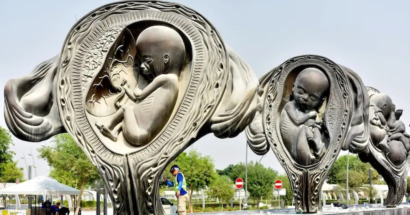 14 sculptures géantes de fœtus, signées Damien Hirst, font scandale au Qatar