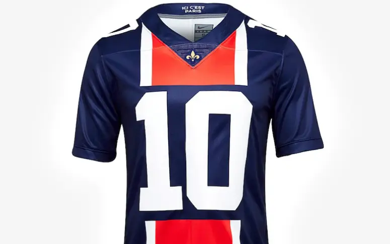 Le PSG va sortir un maillot de football américain