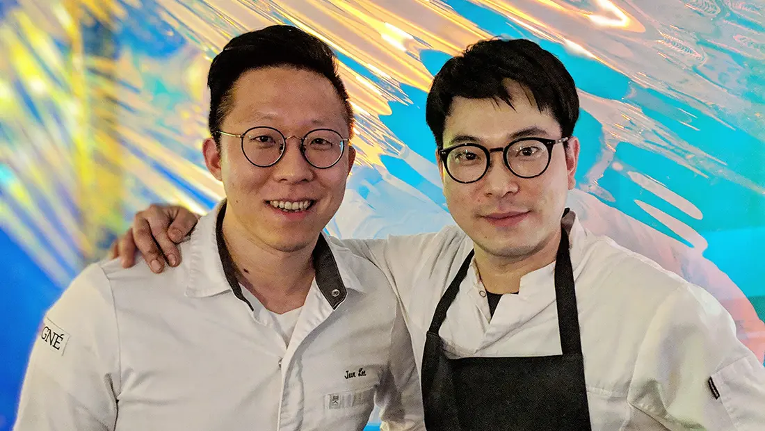 L’incroyable cuisine des deux chefs étoilés coréens Jun Lee et Younghoon Lee