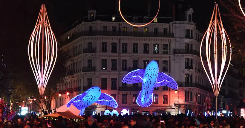 Lyon s’habille de créations illuminées pour la Fête des lumières