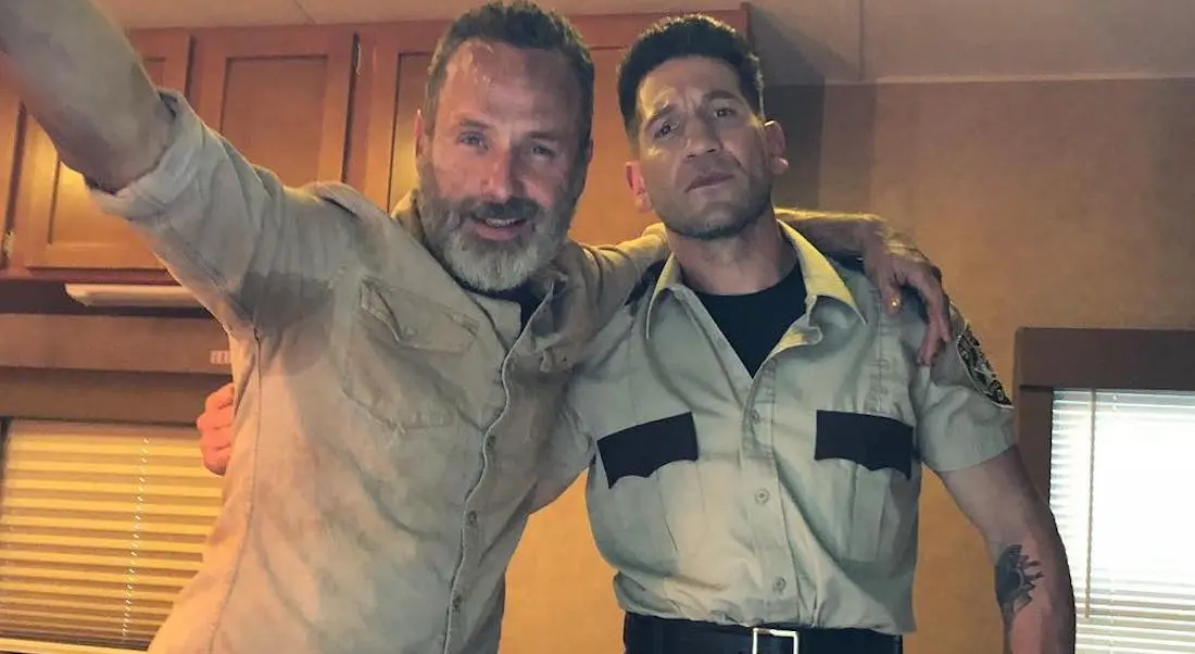 En image : les retrouvailles chaleureuses entre Jon Bernthal et Andrew Lincoln pour The Walking Dead
