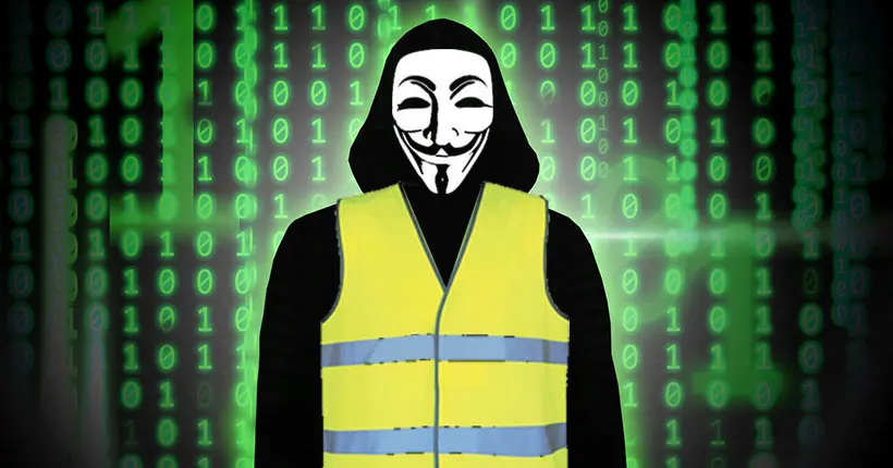 Gilets jaunes x Anonymous : une première série de cyberattaques ?