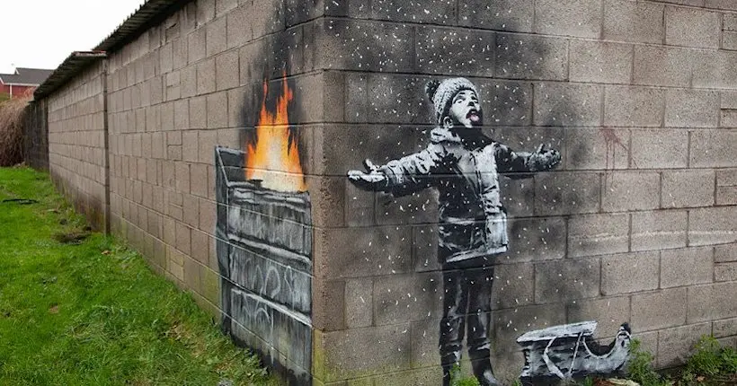 Au Pays de Galles, Banksy dévoile une œuvre pour dénoncer la pollution