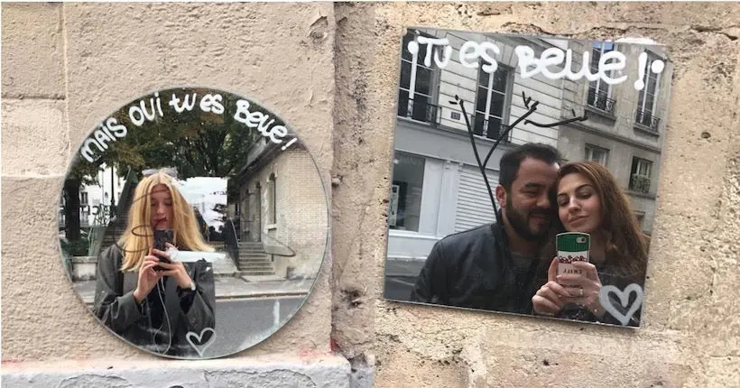Ces miroirs qui rappellent aux Parisiennes qu’elles sont belles, de la rue jusqu’à Instagram