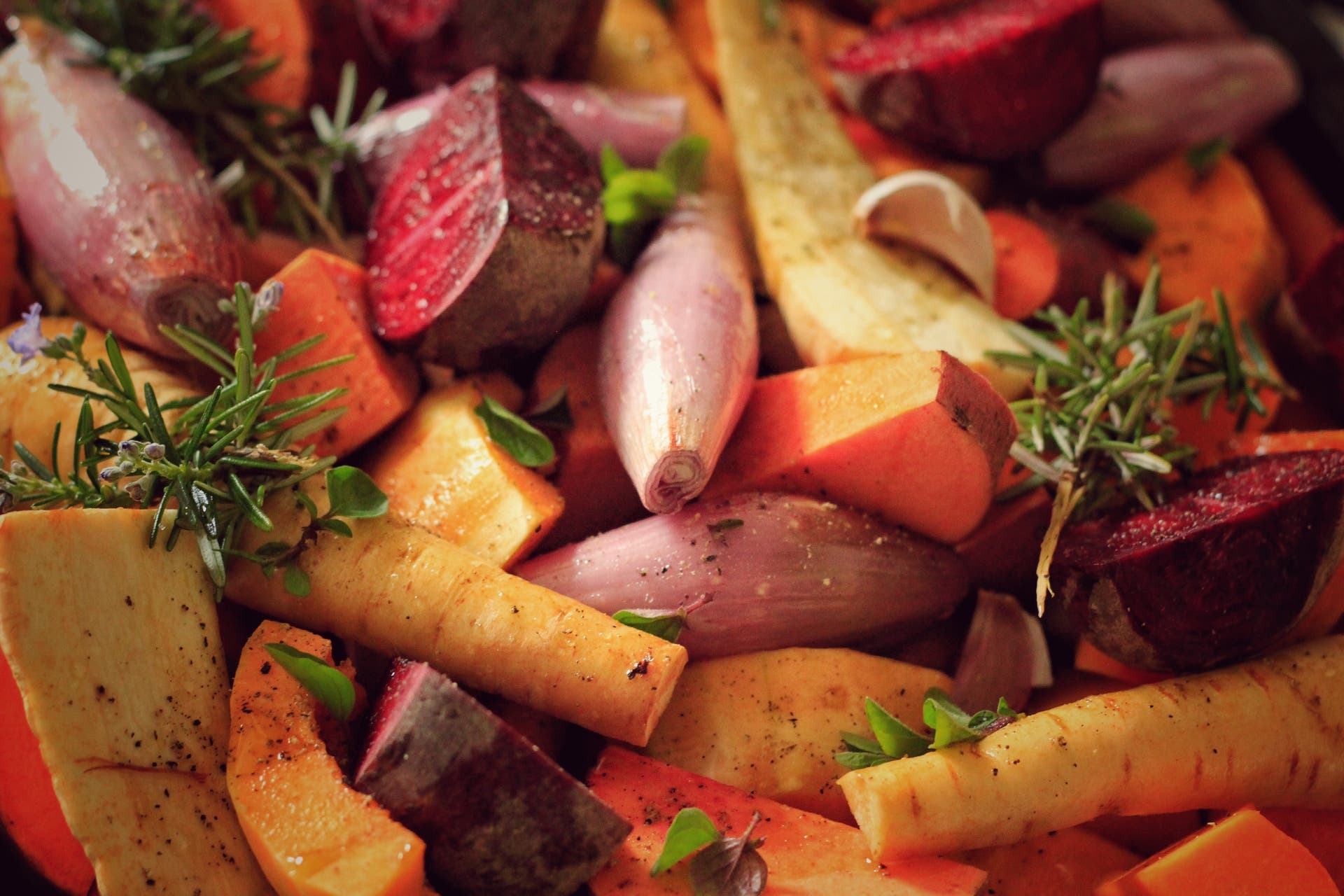 Assortiment de légumes.