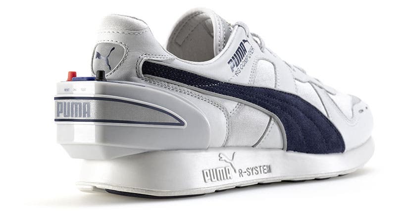 Sneakers Puma blanche RS-Computer, chaussures rétro-futuristes connectées