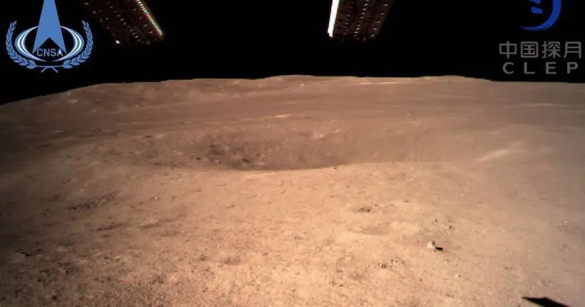 Voici la première photo prise depuis la face cachée de la Lune