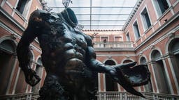 <p>VENICE, ITALY &#8211; APRIL 06:  A sculpture from the Damien Hirst&#8217;s exhibition &#8216;Treasures From The Wreck Of The Unbelievable&#8217; is seen at Palazzo Grassi on April 6, 2017 in Venice, Italy. Damien Hirst is back with a new exhibition in the city of Venice which will open on April 9th.  (Photo by Awakening/Getty Images)</p>

