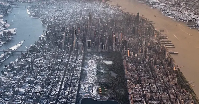 L’évolution du paysage new-yorkais à travers les saisons en une photo