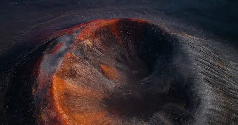 La fascinante beauté des volcans islandais vus du ciel
