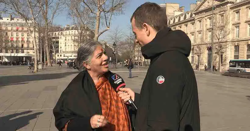 Climat : Vandana Shiva était en France pour soutenir la grève scolaire