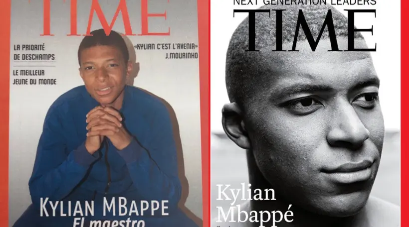 Il y a 5 ans, Kylian Mbappé se mettait déjà en scène en couverture du Time Magazine
