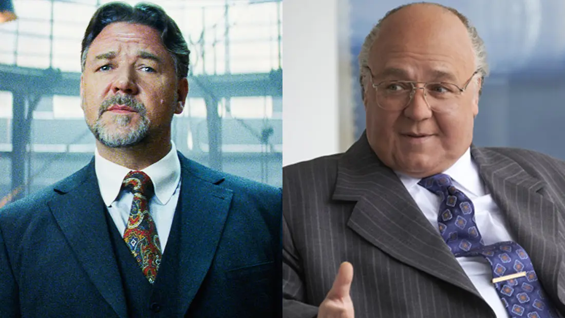 En image : Russell Crowe est méconnaissable dans la mini-série The Loudest Voice