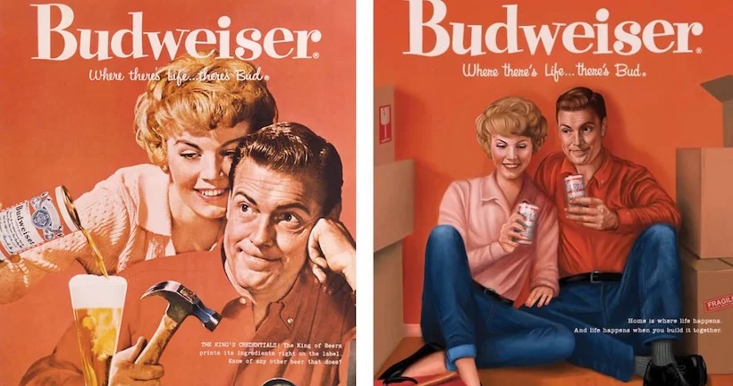 Budweiser repense ses pubs sexistes des années 50 pour 2019