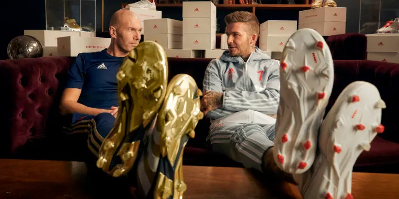 Vidéo : Zidane et Beckham réunis dans un spot publicitaire pour des crampons iconiques