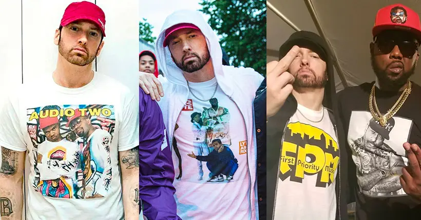 Pourquoi Eminem porte des classiques du rap sur ses tee-shirts