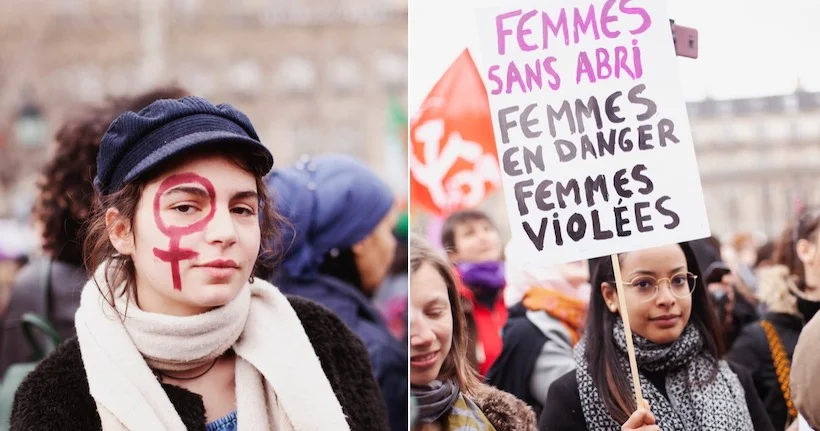 En images : ce 8 mars, les femmes investissent la place de la République à Paris