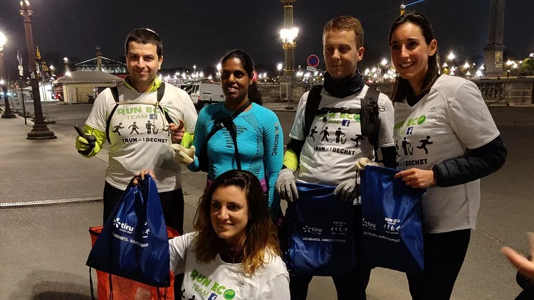 20 villes ont participé à la course de Run Eco Team pour la journée #leplastiquenonmerci
