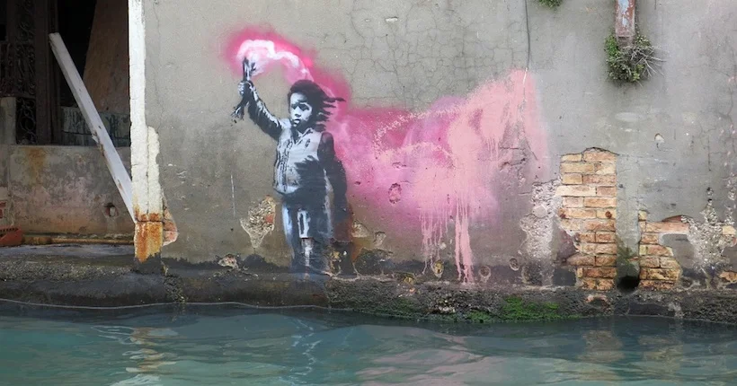 Banksy a-t-il tagué une nouvelle œuvre durant la Biennale de Venise ?
