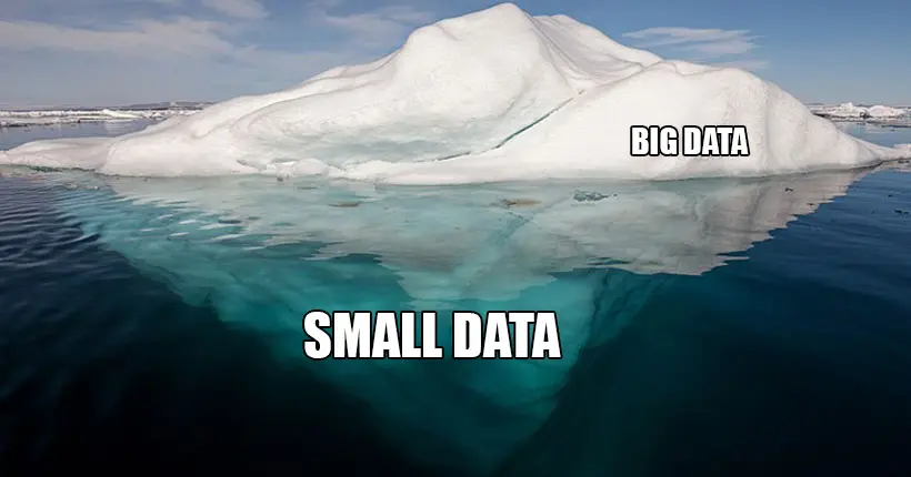 Oubliez un peu la hype autour du big data : le “small data” ne demande qu’à exister