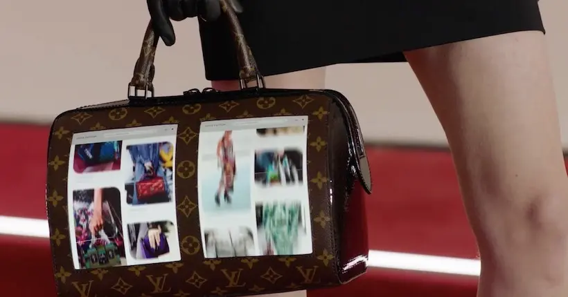 Louis Vuitton dévoile ses sacs à main avec écrans intégrés pour checker son feed Insta