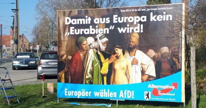 L’extrême droite allemande détourne un tableau de maître dans une campagne raciste