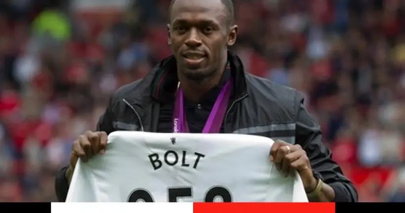 En images : quand Usain Bolt pose avec le nouveau maillot de l’OM