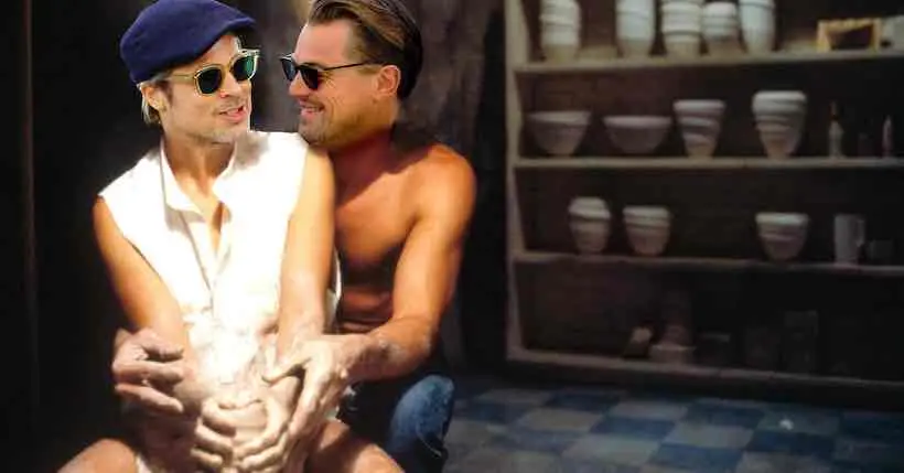 Brad Pitt et Leonardo DiCaprio se retrouvent entre frérots pour faire de la sculpture