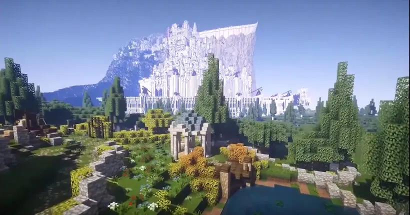 En 9 ans, ces joueurs ont recréé intégralement la Terre du Milieu sur Minecraft