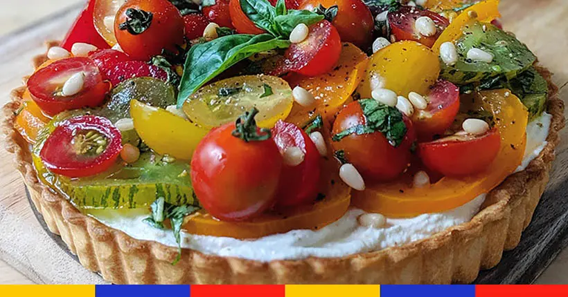 Tuto : tarte tomates, ricotta et mascarpone