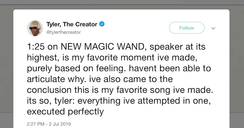 Tyler, The Creator balance ses moments favoris de son album IGOR