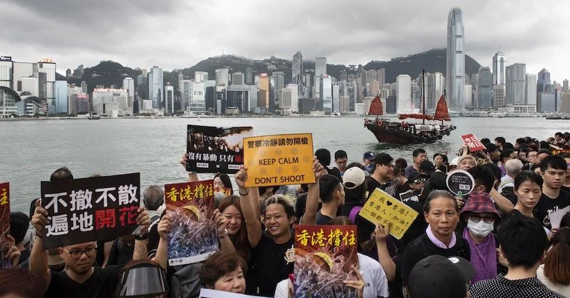 Hong Kong : la manif la plus tech de tous les temps