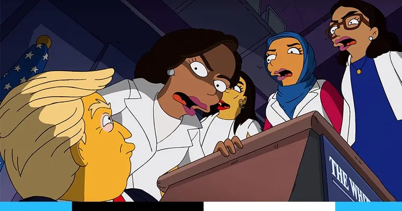 Vidéo : quand Les Simpson raillent les attaques racistes de Donald Trump