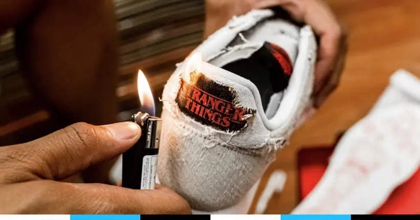 En images : la collab’ (littéralement) brûlante de Nike avec Stranger Things