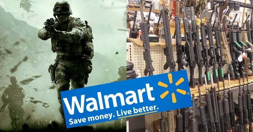 Walmart bannit ses pubs pour les jeux “violents” mais vend toujours des armes