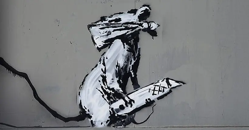 À Paris, le rat masqué de Banksy a été dérobé
