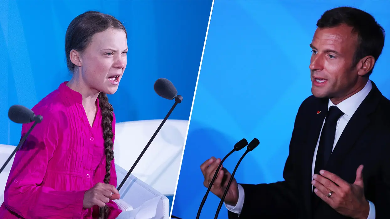 Greta Thunberg : Macron fustige des “positions très radicales”