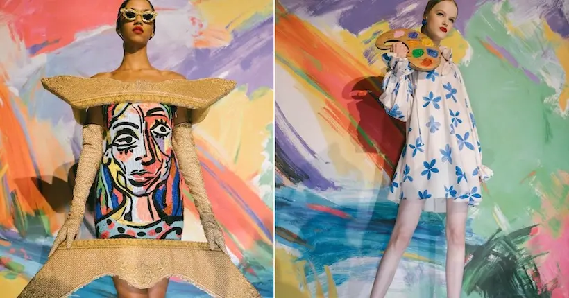 Pour sa dernière collection, Moschino rend hommage à Picasso