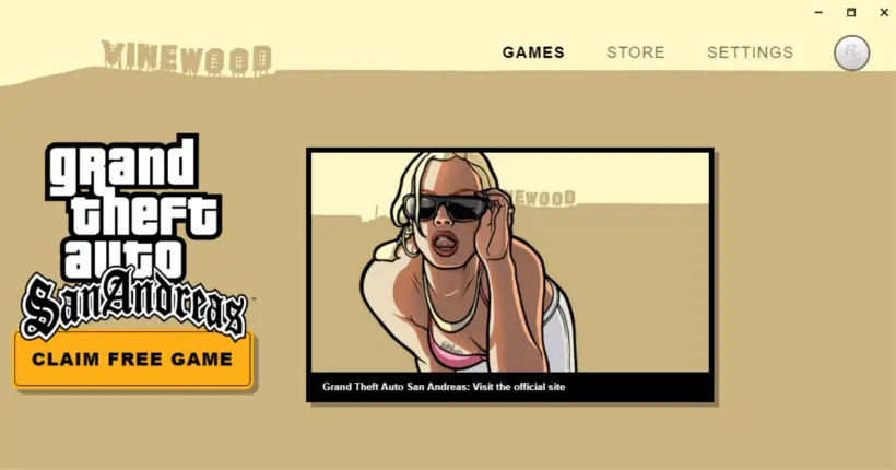 Rockstar lance sa plateforme et vous offre GTA San Andreas