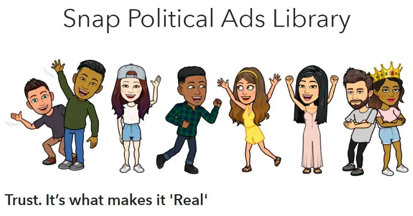 À quoi ressemblent les publicités politiques sur Snapchat ?